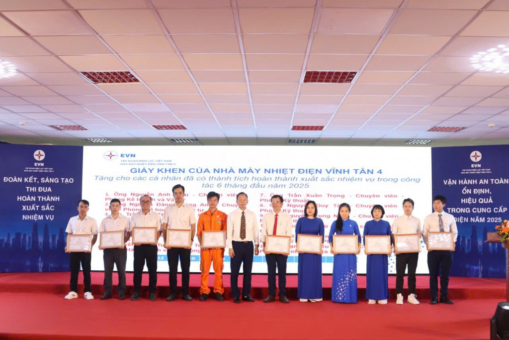 Nhiệt điện Vĩnh Tân 4: Hoàn thành xuất sắc nhiệm vụ Nhiệt điện Vĩnh Tân 4: Hoàn thành xuất sắc nhiệm vụ