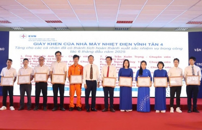 Nhiệt điện Vĩnh Tân 4: Hoàn thành xuất sắc nhiệm vụ