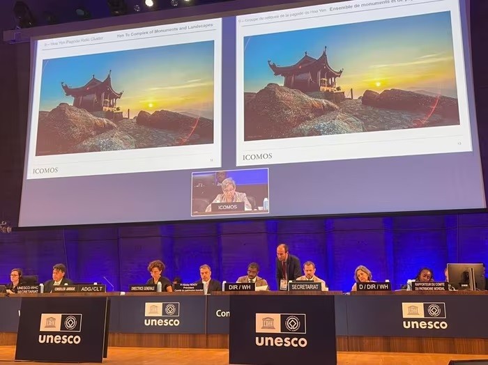 Danh thắng Yên Tử được UNESCO công nhận là di sản Văn hóa Thế giới. Ảnh: Cục DSVH Danh thắng Yên Tử được UNESCO công nhận là di sản Văn hóa Thế giới. Ảnh: Cục DSVH