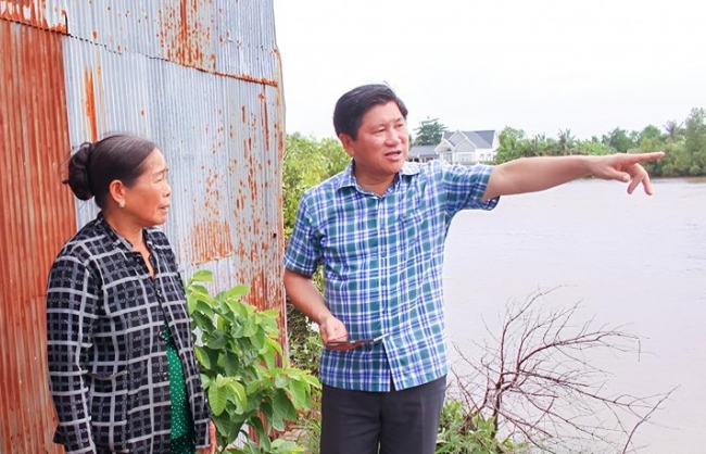 Cà Mau quyết bảo vệ người dân trước sạt lở