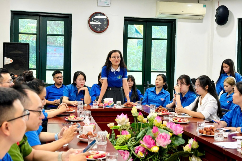 Đoàn Thanh niên thi đua cao điểm chào mừng Đại hội Đảng bộ phường