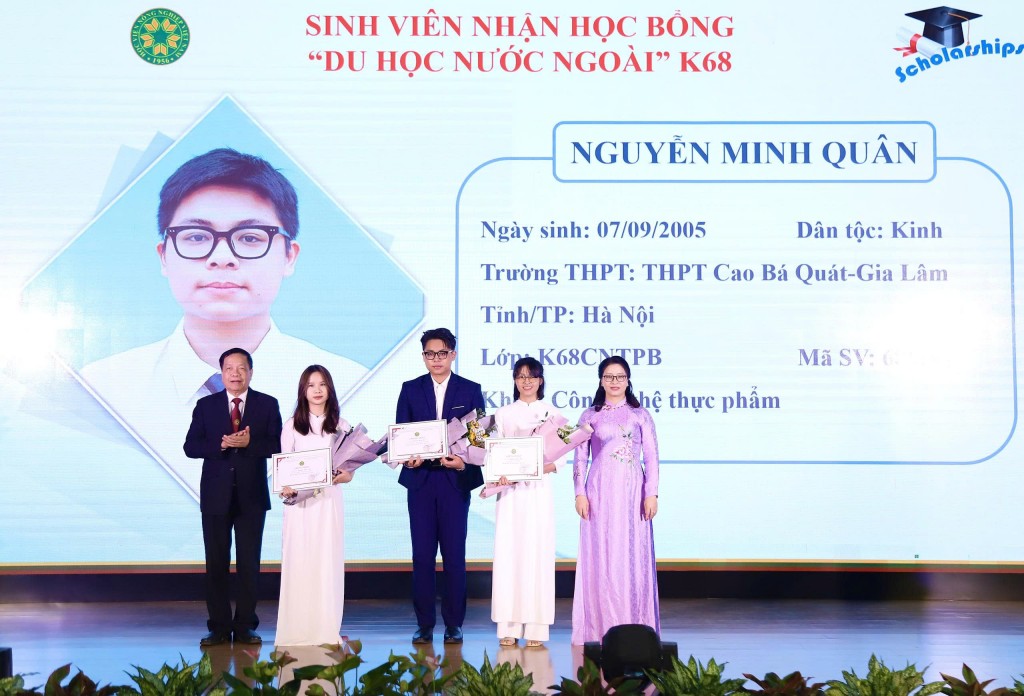 Học bổng danh giá chờ đón tân sinh viên VNUA K70