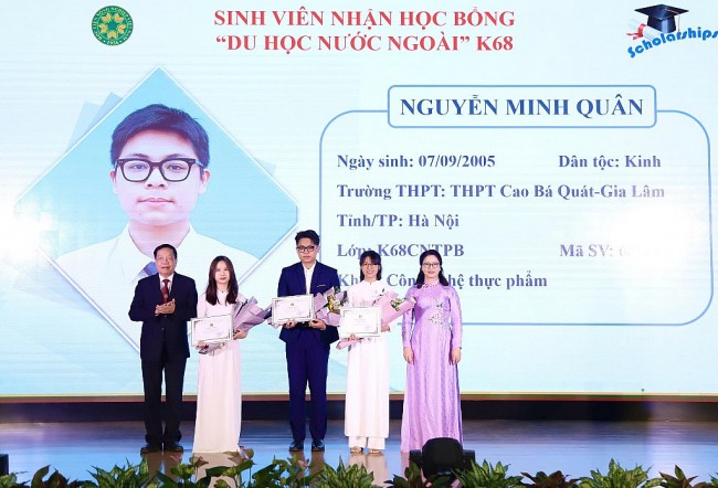 Học bổng danh giá chờ đón tân sinh viên VNUA K70