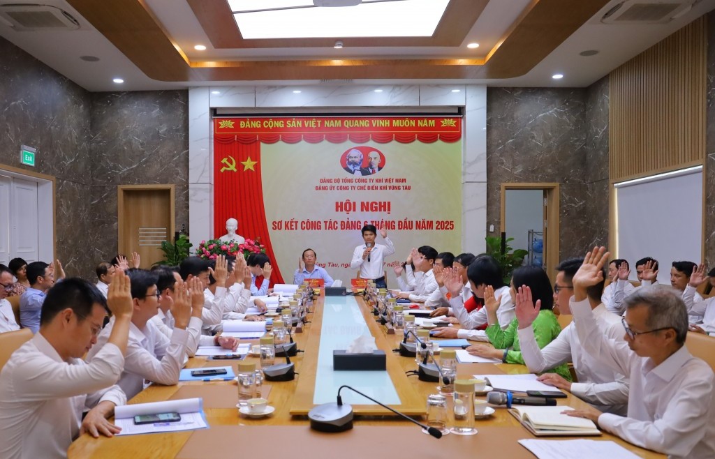 Đảng bộ PV GAS VUNG TAU hoàn thành xuất sắc công tác 6 tháng đầu năm 2025