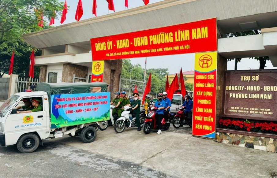 Phường Lĩnh Nam thi đua vì môi trường xanh - sạch - đẹp