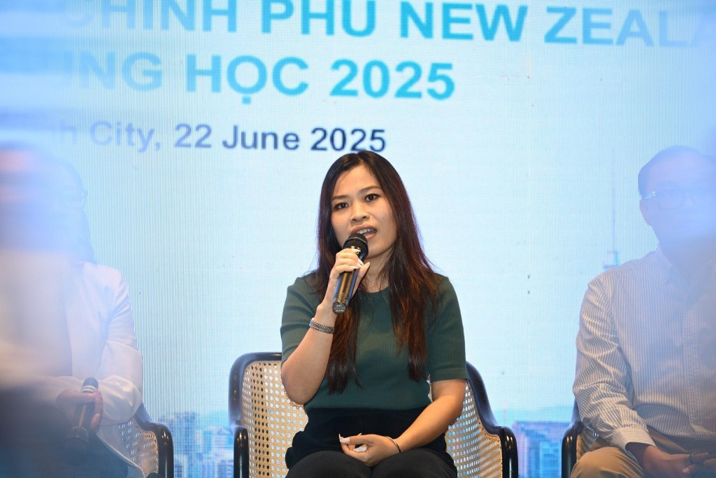 Chị Việt Yên cho hay, môi trường giáo dục khuyến khích tư duy độc lập tại New Zealand đã giúp con biết bày tỏ quan điểm và chính kiến riêng của bản thân. 