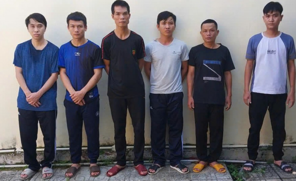 Các đối tượng bị bắt giữ