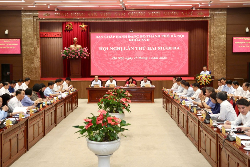 BCH Đảng bộ TP Hà Nội xem xét 7 nội dung quan trọng