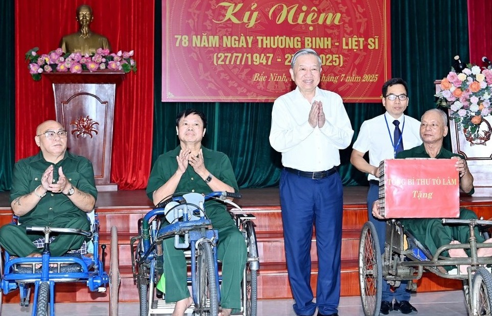 Tổng Bí thư Tô Lâm: Người có công là tài sản quý, là biểu tượng của ý chí Việt Nam