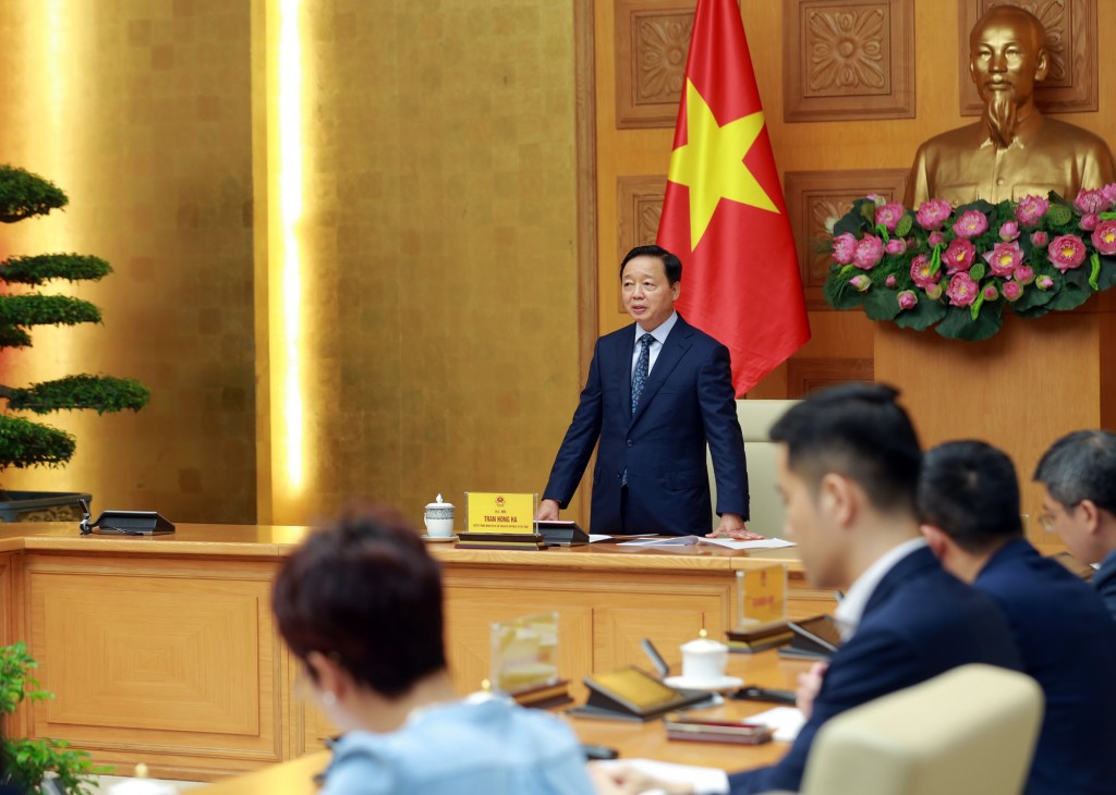Phó Thủ tướng Trần Hồng Hà khẳng định Việt Nam sẵn sàng chia sẻ nguồn lực, nhân lực, khoa học công nghệ với các quốc gia có điều kiện tương đồng về khí hậu, thổ nhưỡng để phát triển sản phẩm OCOP và nền nông nghiệp bền vững - Ảnh: VGP/Minh Khôi