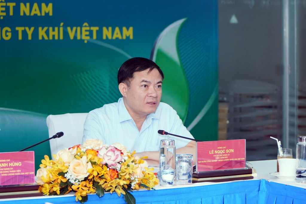 Tổng Giám đốc Petrovietnam Lê Ngọc Sơn nhấn mạnh vai trò và đóng góp quan trọng của việc xây dựng chiến lược của PV GAS trong Tập đoàn