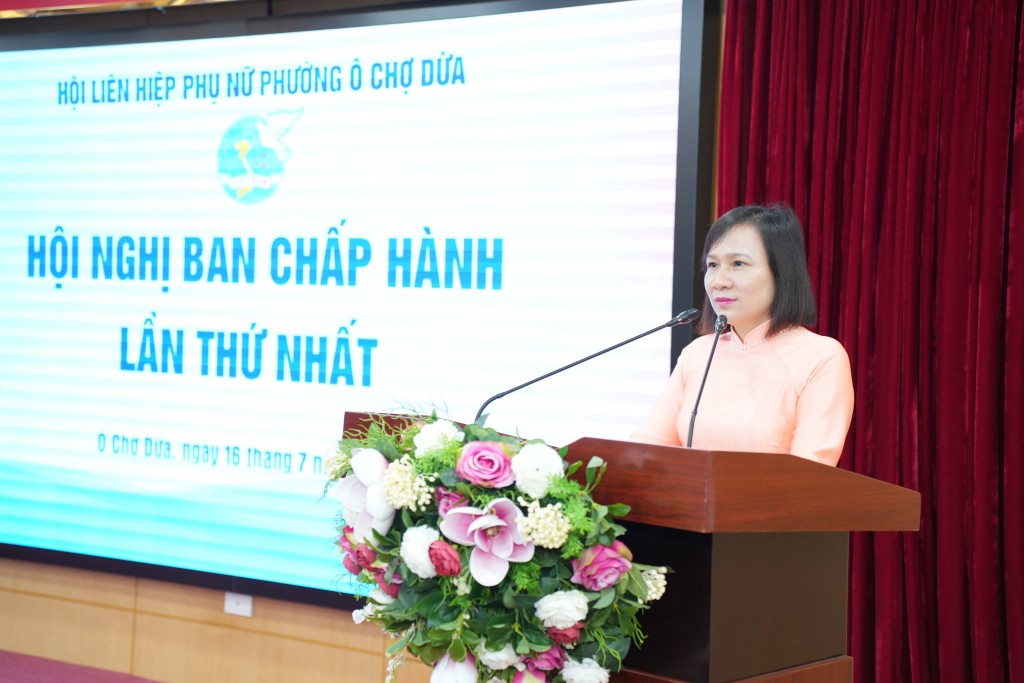 Đồng chí Võ Thị Hồng  Phương – PCT UBMTTQ phường, Chủ tịch Hội LHPN phường