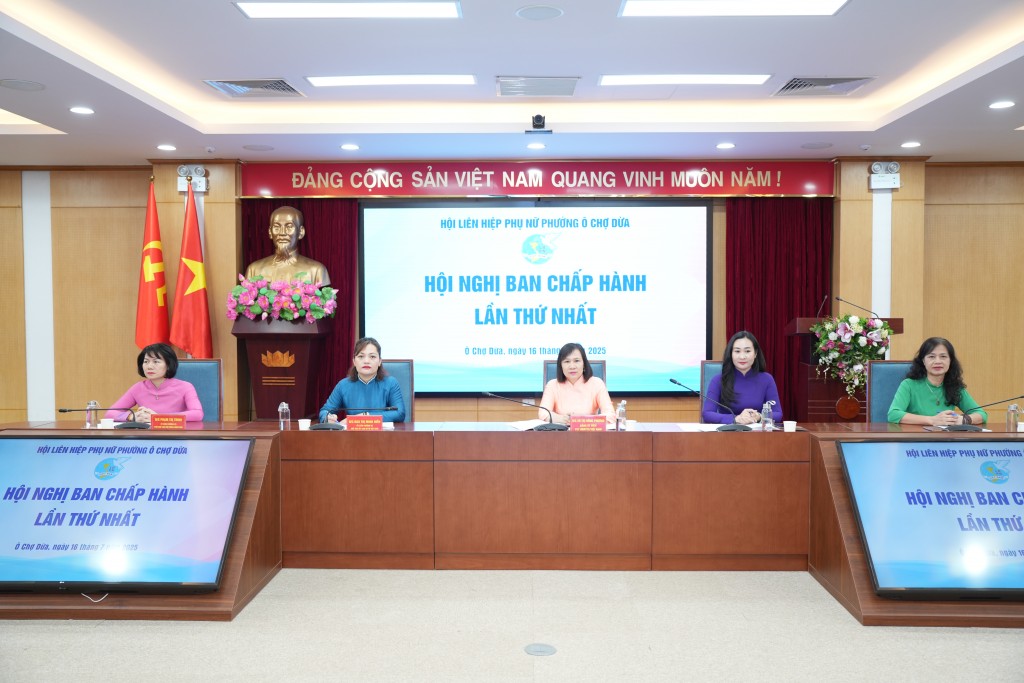 Hội nghị đánh dấu một bước trưởng thành mới của phong trào phụ nữ phường nhà sau khi thực hiện chủ trương sáp nhập