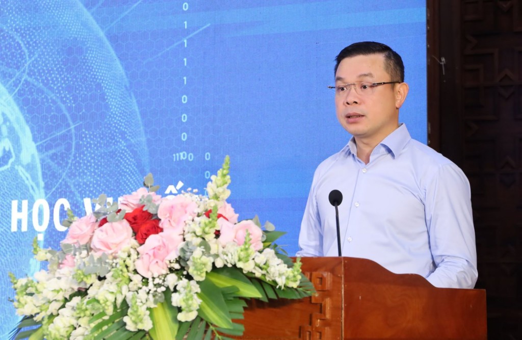 Ông Đỗ Hữu Huy, Phó Bí thư Tỉnh ủy, Phó Trưởng Ban Thường trực Ban Chỉ đạo tỉnh Đắk Lắk phát biểu tại chương trình