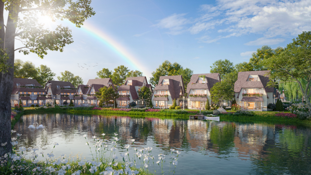Đảo Châu Âu – Eco Central Park: Biệt thự compound định danh của nhà giàu xứ Nghệ