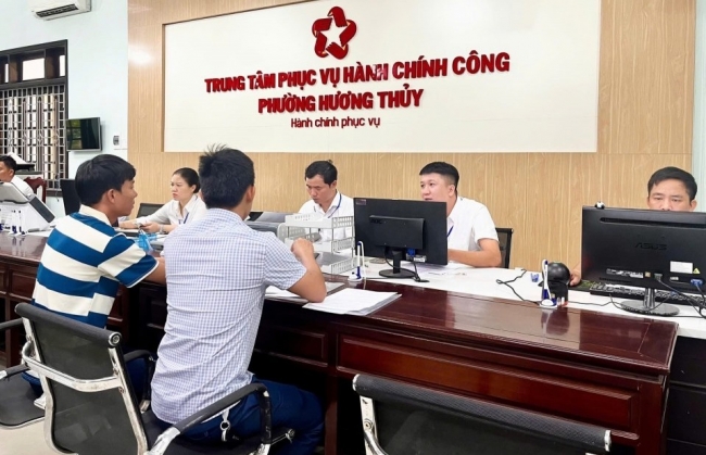 Huế dẫn đầu toàn quốc về giải quyết thủ tục hành chính cấp xã, phường