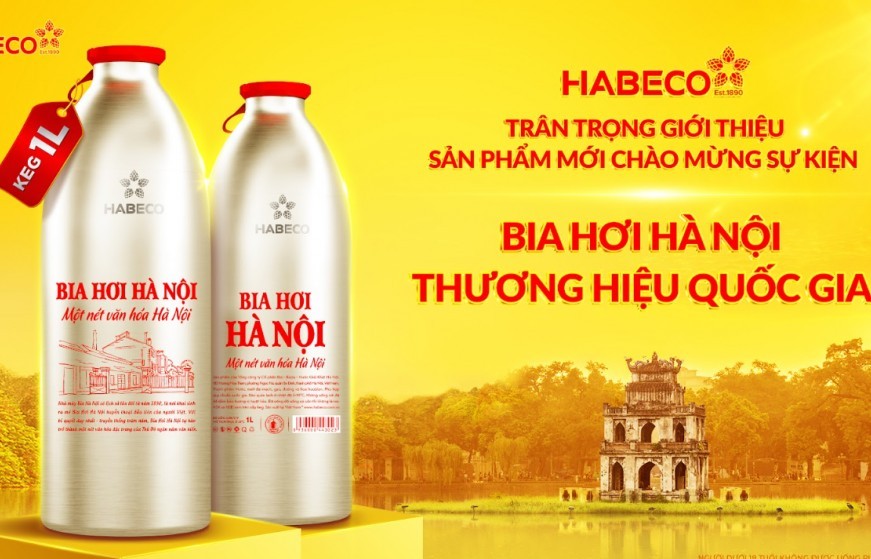 Bia Hơi Hà Nội ra mắt sản phẩm mới - KEG 1L: Khẳng định vị thế Thương hiệu quốc gia