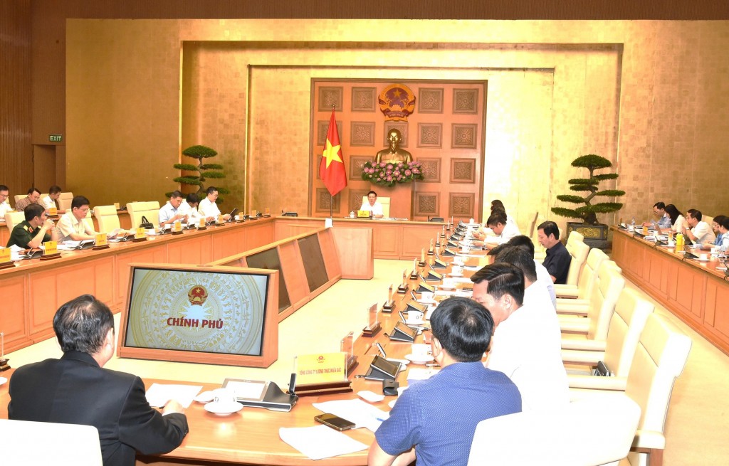 Phó Thủ tướng Chính phủ Hồ Đức Phớc, Trưởng Ban Chỉ đạo Đổi mới và Phát triển doanh nghiệp chủ trì cuộc họp lấy ý kiến đối với 3 dự thảo Nghị định quy định chi tiết Luật Quản lý và đầu tư vốn nhà nước tại doanh nghiệp.