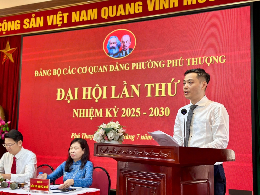 Phường Phú Thượng: tổ chức Đại hội Đảng bộ các cơ quan Đảng lần thứ Nhất