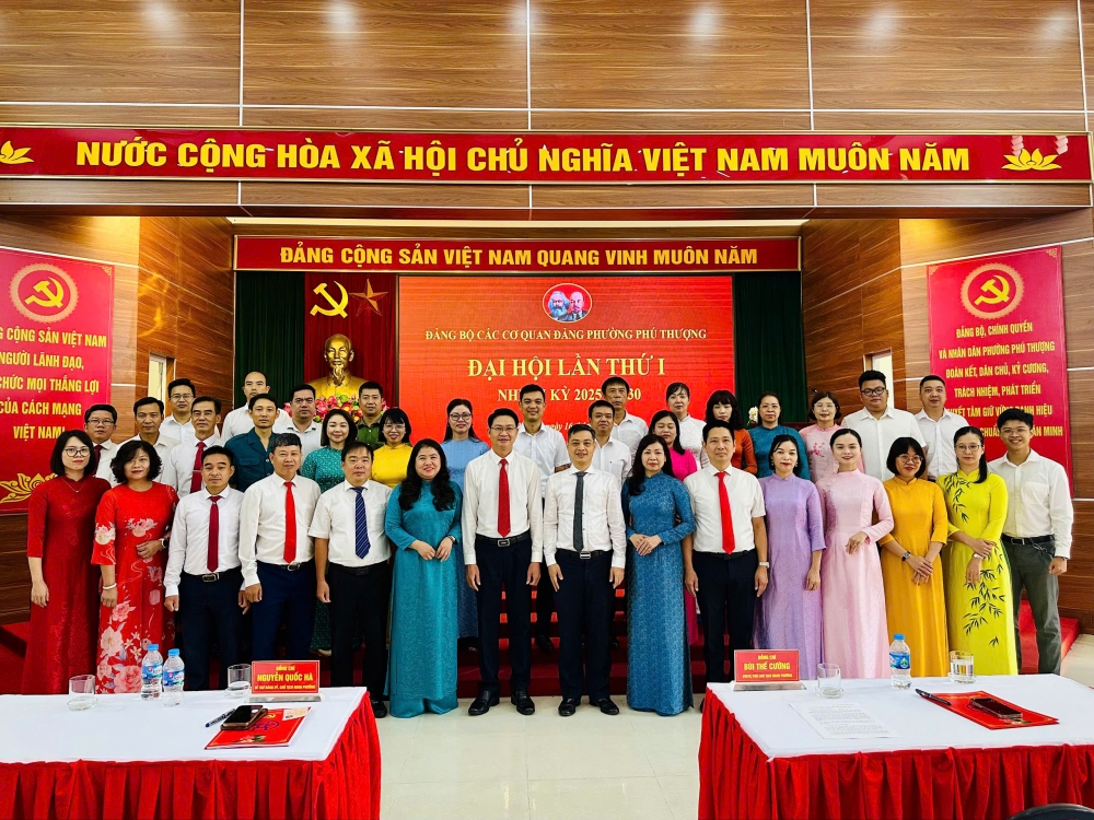 Phường Phú Thượng: tổ chức Đại hội Đảng bộ các cơ quan Đảng lần thứ Nhất