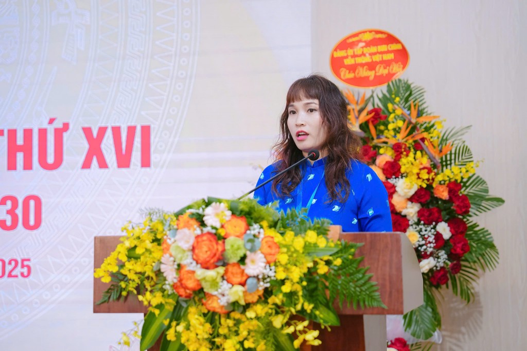 chị Lê Thanh Hằng, Bí thư Đoàn Thanh niên VNPT Hà Nội