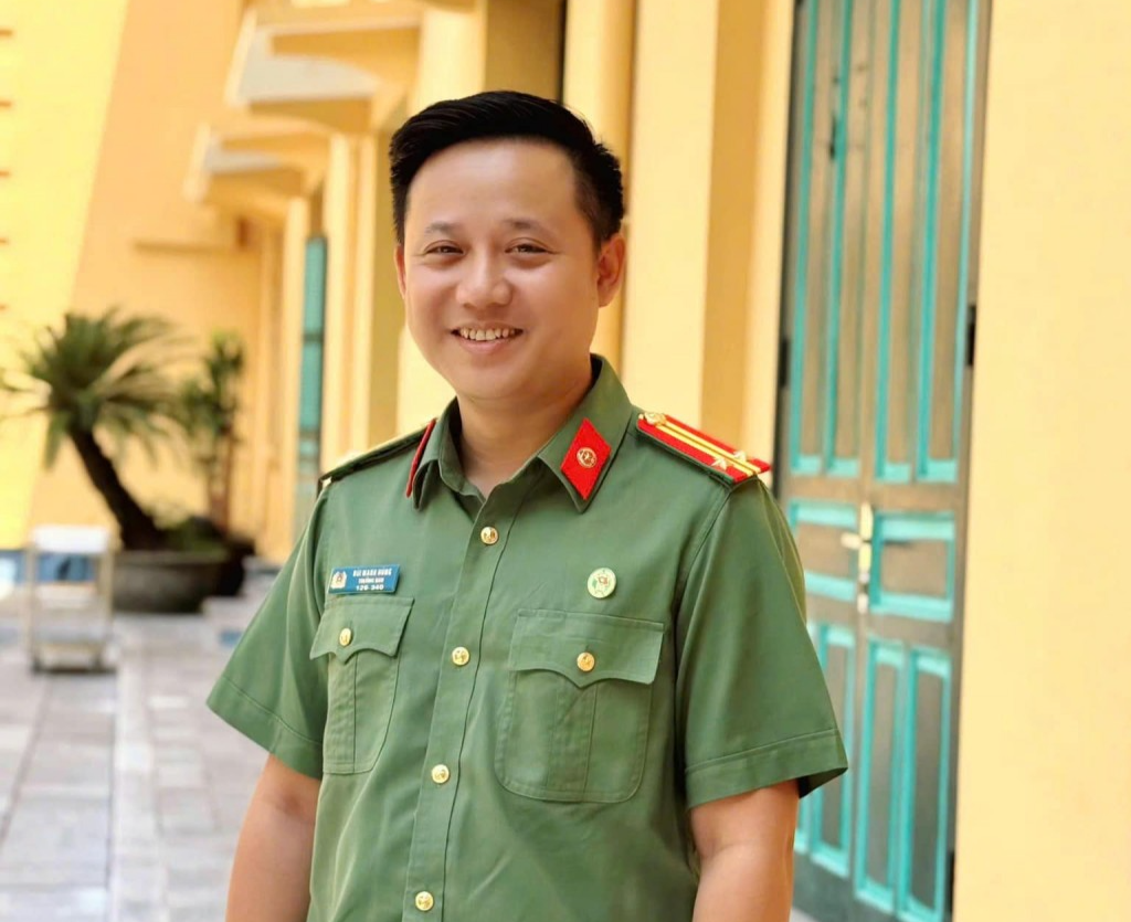 Trung tá Bùi Mạnh Hùng, Trưởng ban Thanh niên Công an TP Hà Nội