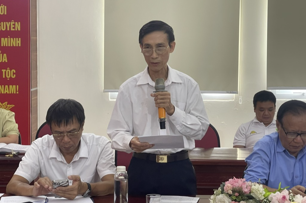 Đại biểu chia sẻ ý kiến tại hội nghị 