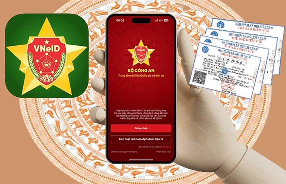Đã tích hợp 25 triệu thẻ BHYT và sổ sức khỏe điện tử trên VNeID