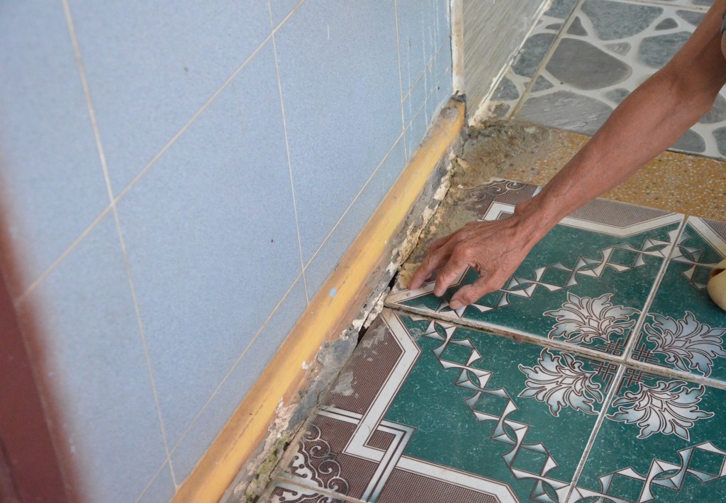Các hộ dân đề nghị chủ đầu tư và bảo hiểm tiếp tục kiểm tra, xác minh lại và bồi thường thoả đáng (Ảnh Đ.Minh)