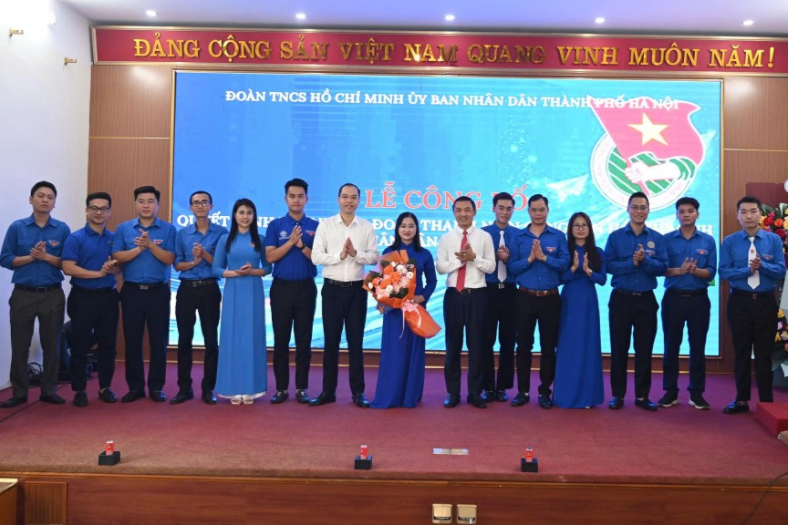 Ra mắt Ban chấp hành Đoàn Thanh niên UBND thành phố Hà Nội