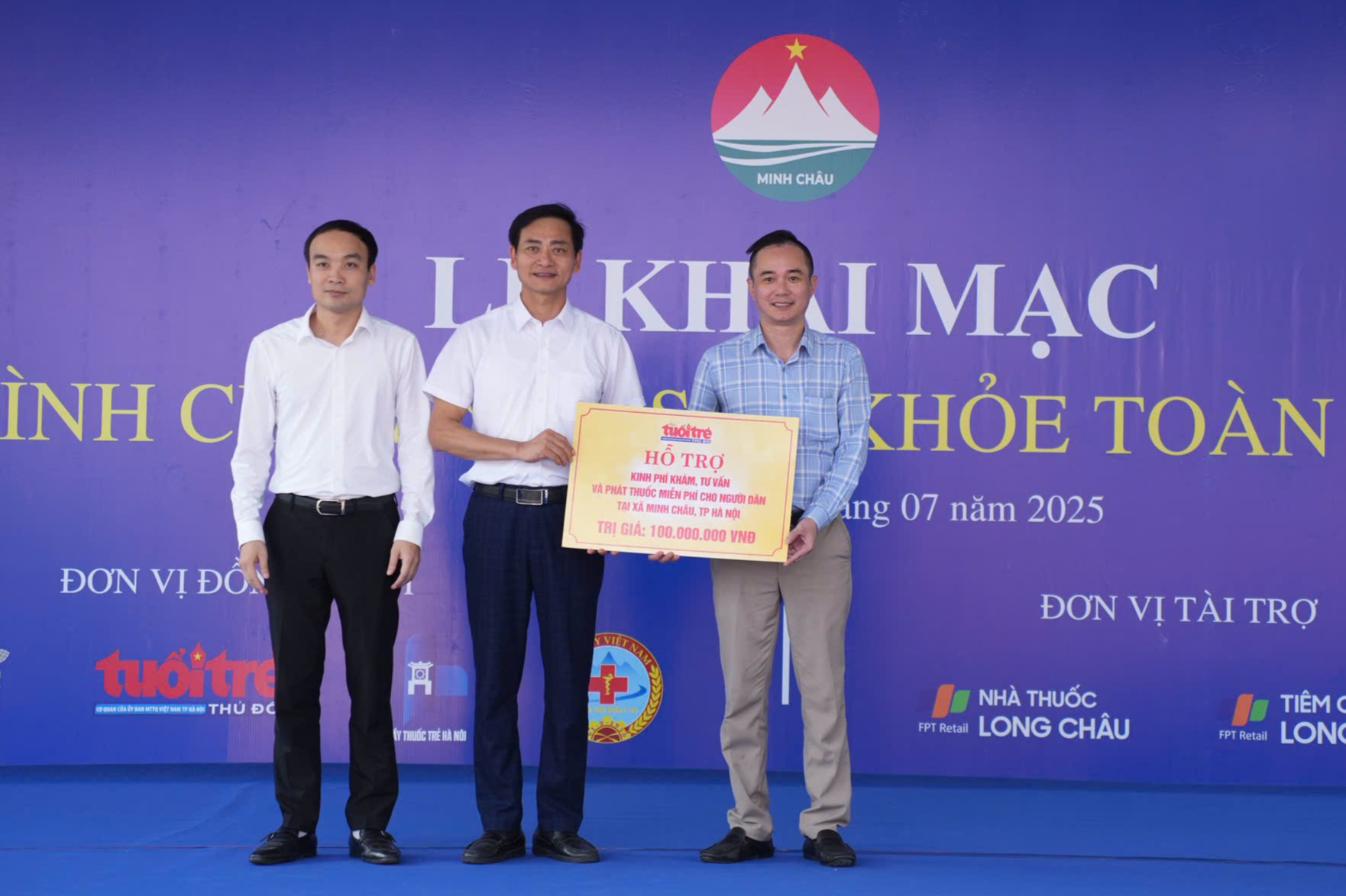 Xã Minh Châu triển khai khám sức khỏe miễn phí toàn dân