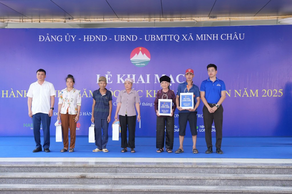 Long Châu đồng hành vì sức khỏe của hàng nghìn người dân xã đảo
