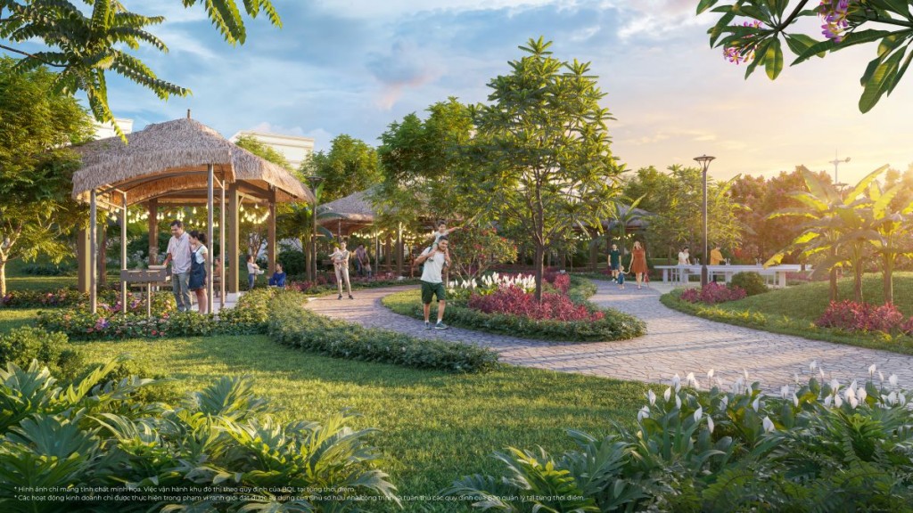 Vinhomes Green City dành 36ha cho cây xanh và mặt nước với 12 công viên sinh thái quy mô lớn