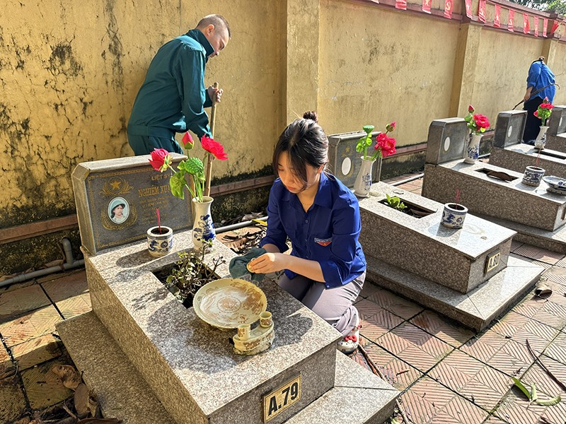 Tuổi trẻ phường Tây Mỗ, Đại Mỗ hưởng ứng Ngày “Chủ nhật xanh”