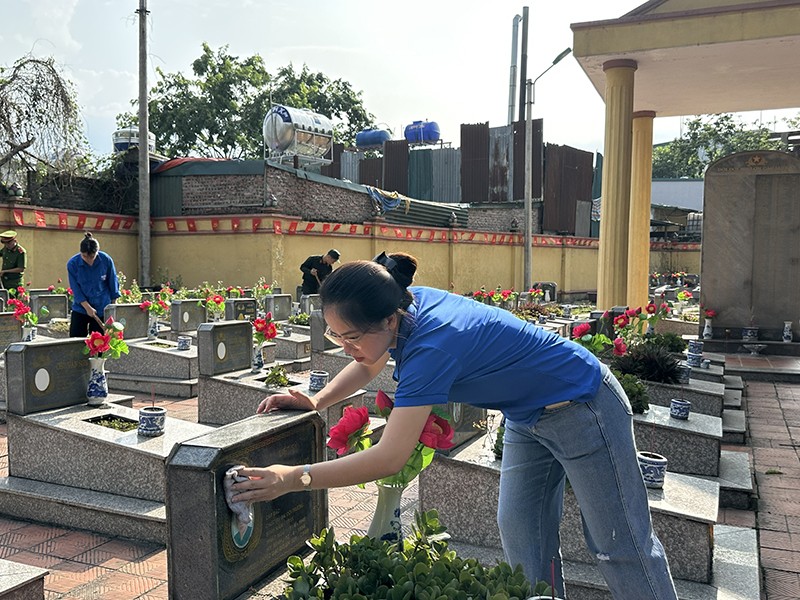 Tuổi trẻ phường Tây Mỗ, Đại Mỗ hưởng ứng Ngày “Chủ nhật xanh”