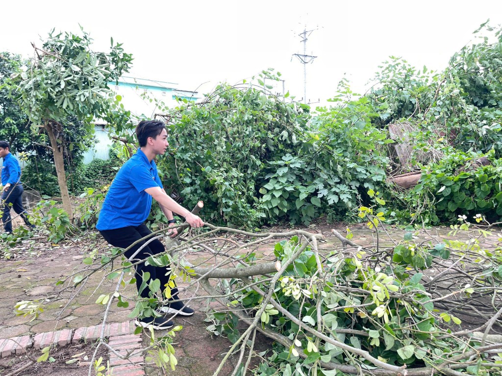 Tuổi trẻ Gia Lâm ra quân hưởng ứng Ngày Chủ nhật xanh