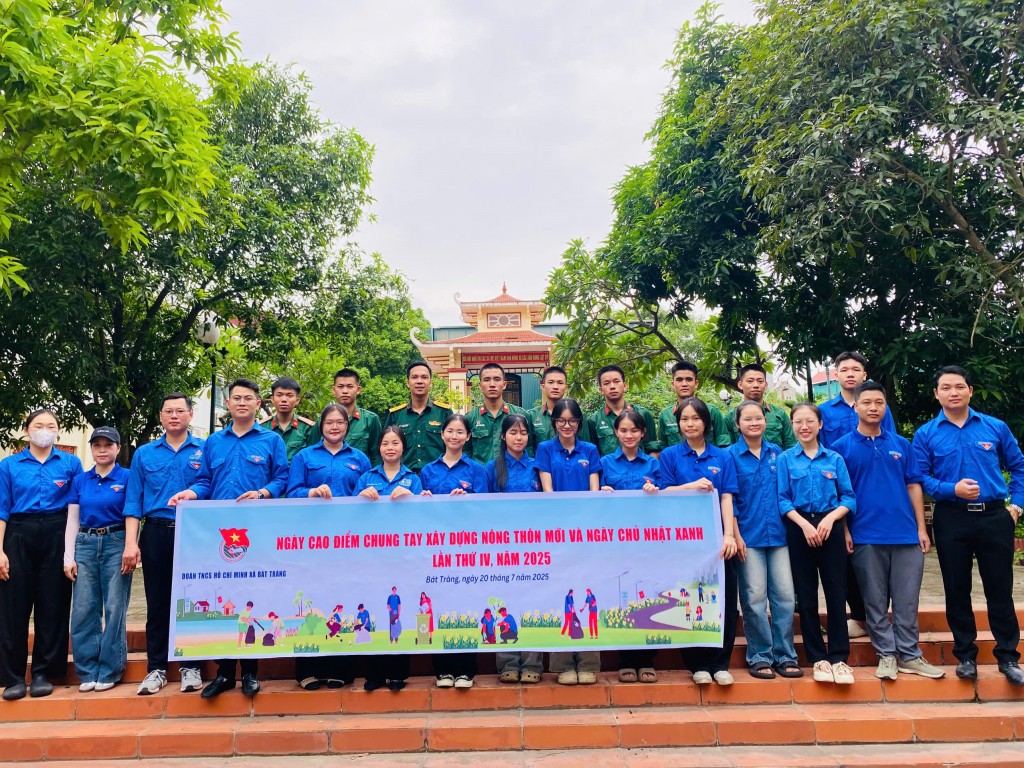Tuổi trẻ xã Bát Tràng ra quân 