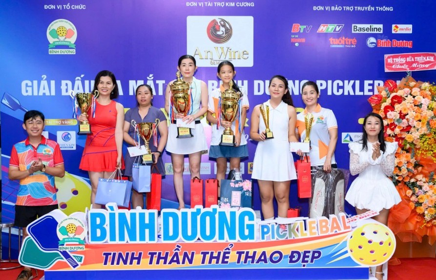 Bình Dương: Sôi động giải Pickleball tranh cúp An Wine & More