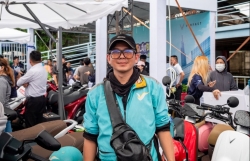 Giới tài xế công nghệ chủ động đổi xe điện tại sự kiện “Đổi xăng lấy điện” ở TP Hồ Chí Minh