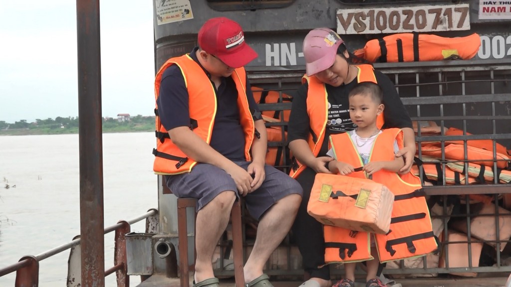 Tại Minh Châu, vấn đề an toàn được đề cao hơn nữa trong điều kiện mưa bão