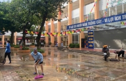 Các trường học Hà Nội chủ động ứng phó với bão số 3