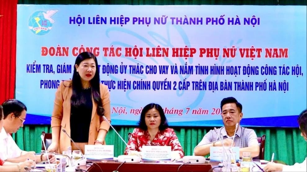 Phụ nữ Hà Nội dẫn đầu cả nước về ủy thác cho vay