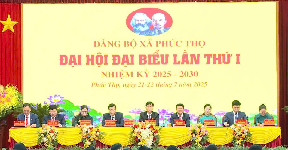 Đại hội Đảng bộ xã Phúc Thọ tổ chức thành công phiên trù bị
