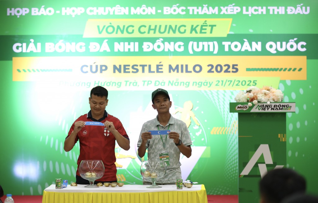 Khởi động vòng chung kết Giải bóng đá Nhi đồng toàn quốc Cúp Nestlé MILO