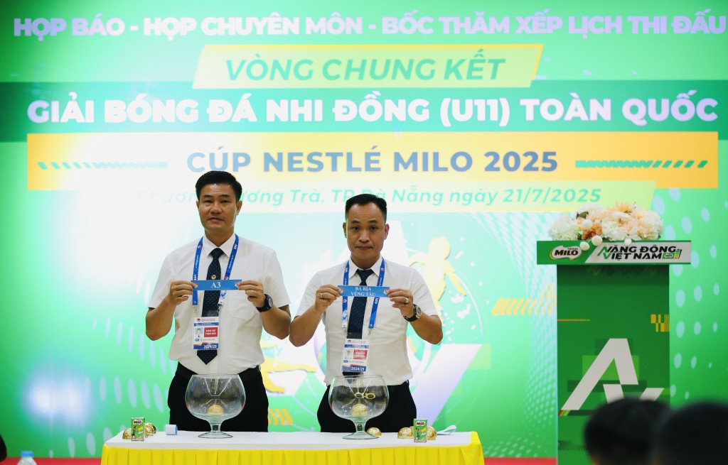 Khởi động vòng chung kết Giải bóng đá Nhi đồng toàn quốc Cúp Nestlé MILO