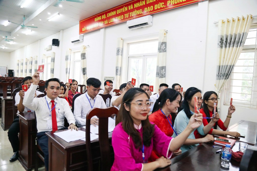 Các đại biểu nhất trí cao về phương hướng, nhiệm vụ trọng tâm trong nhiệm kỳ 2025-20230