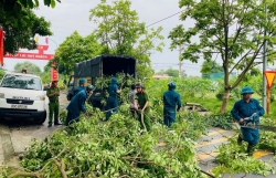 Xã Hoài Đức: Chủ động ứng phó, không chủ quan, lơ là với cơn bão số 3