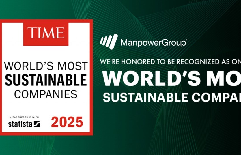 ManpowerGroup nằm trong danh sách các công ty bền vững nhất thế giới năm 2025 của Tạp chí TIME
