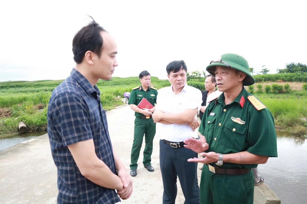 hượng tá Nguyễn Văn Vạn – Phó Chỉ huy trưởng Cụm khu vực phòng thủ số 2