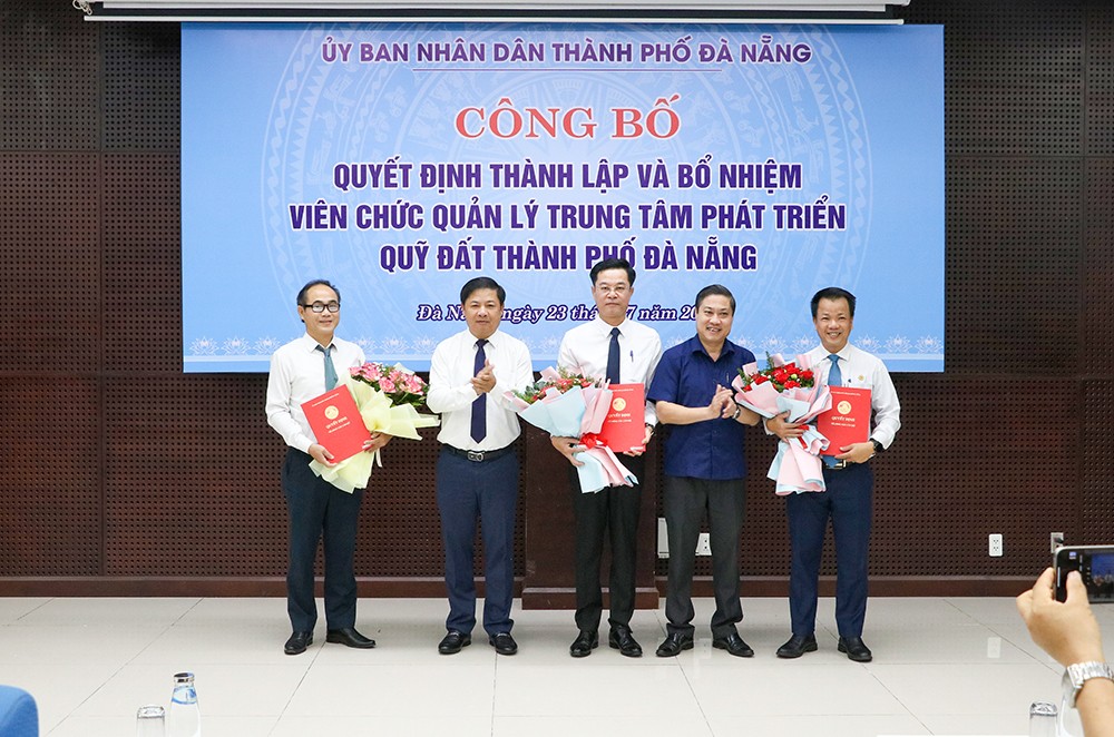 TP Đà Nẵng: Bổ nhiệm Giám đốc Trung tâm Phát triển quỹ đất